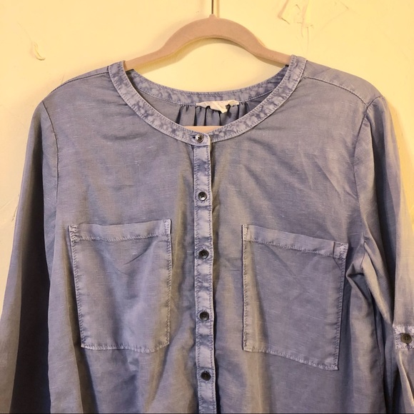 Caslon Long Sleeve Button-Down Shirt - Picture 2 of 7